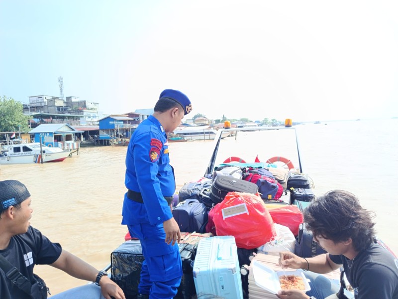 Antisipasi Gangguan Kamtibmas dan Laka Laut, Polairud Inhil Gencarkan Imbauan di Pelabuhan