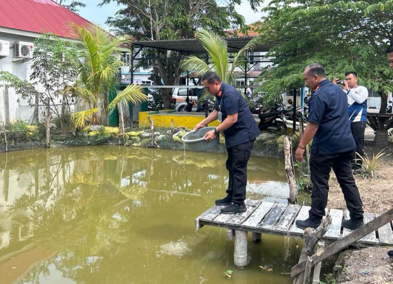 Kakanwil Ditjenpas Riau Tinjau Ketahanan Pangan di Lapas Bengkalis