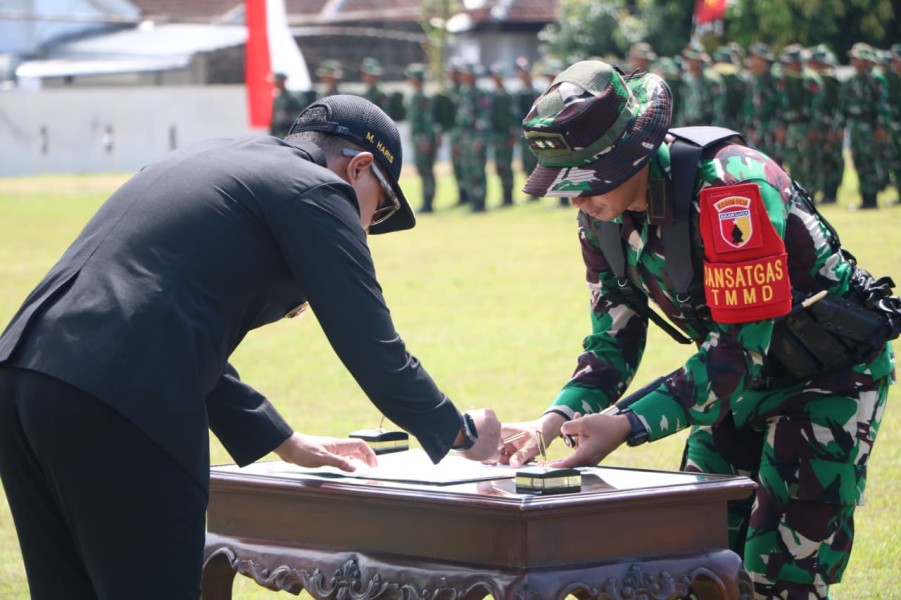 Pembukaan TMMD ke 128 Tahun 2026 Kodim 0820/Probolinggo Resmi Digelar di Desa Brabe Probolinggo