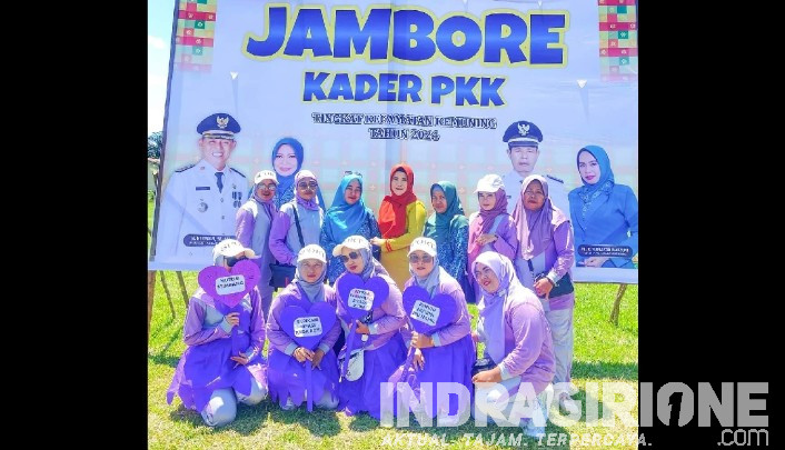 Ketua TP PKK Lubuk Besar Hadiri Pembukaan Jambore se Kecamatan Kemuning
