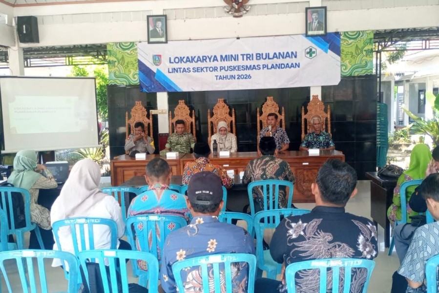 Koramil Plandaan Hadiri Lokakarya Mini Lintas Sektor Bersama Puskesmas
