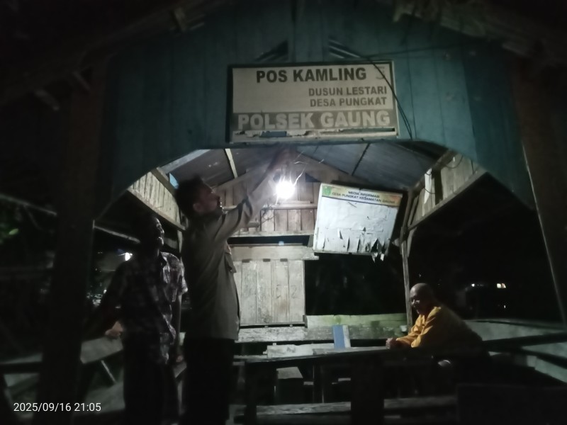 Keamanan Lingkungan Desa Pungkat Meningkat dengan Kunjungan Bhabinkamtibmas