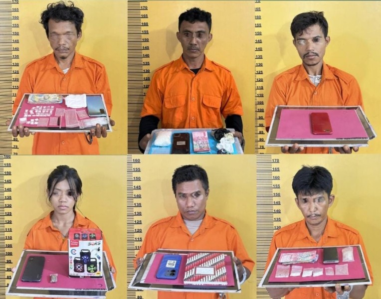 Belum Sepekan Menjabat, Kasat Narkoba Baru Polres Inhu Ungkap Tiga Kasus Sekaligus