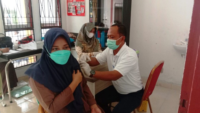 Gesa Vaksinasi, Puskesmas Tambang 'Jemput Bola' Keliling Desa