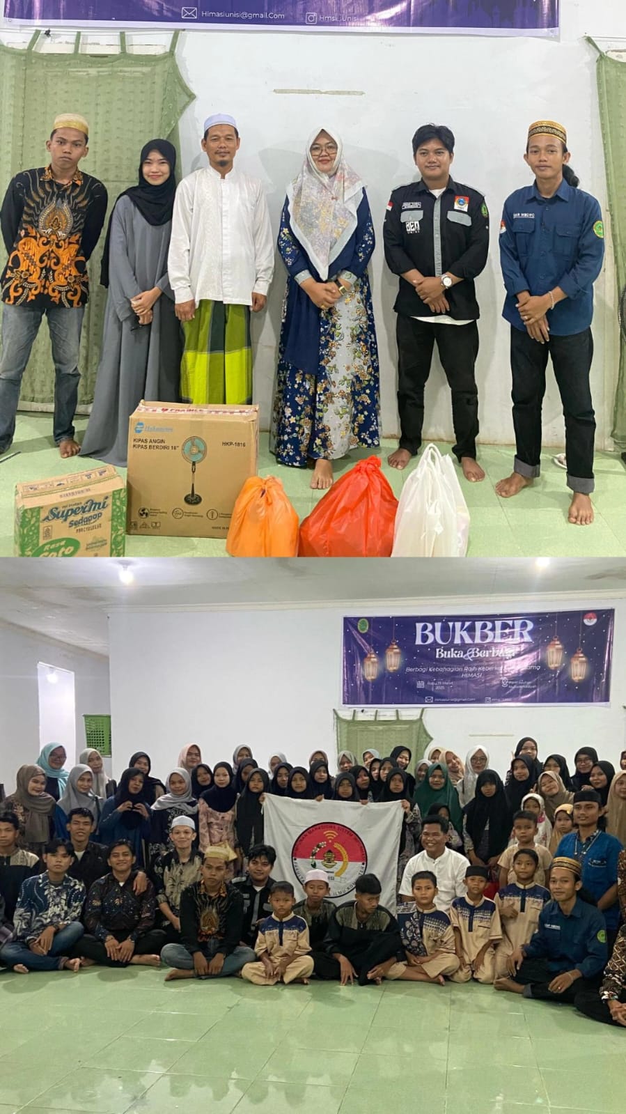 HIMA SI UNISI Gelar Lentera Gembira II: Berbuka dan Berbagi Kebahagiaan di Panti Asuhan Muhammadiyah Tembilahan