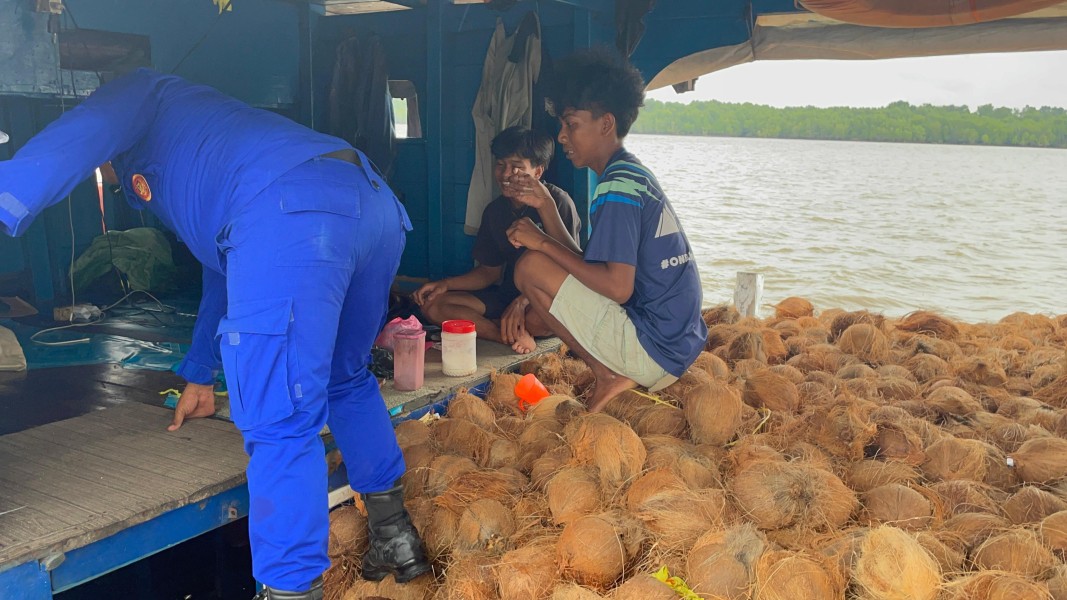Satpolairud Polres Inhil Gelar Program JALUR, Cegah dan Ungkap Tindak Pidana di Perairan Maritim