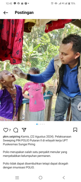 Dinas Kesehatan Melaksanakan Pemberian Vitamin di Bulan PIN