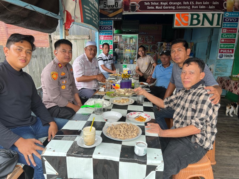 Polsek Mandah Koordinasi Pendataan Lahan Jagung