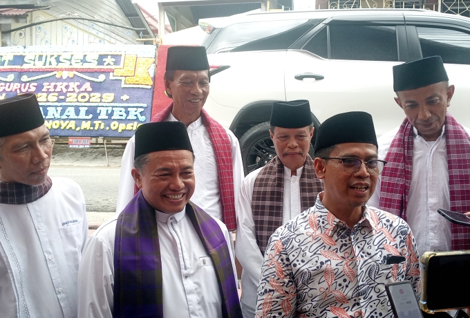 Bupati Iskandarsyah Hadiri Pelantikan HKKA, Dayat Jabat Ketua.