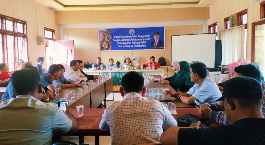 TPP P3MD Kabupaten Indragiri Hilir Gelar Rakoor dan Penguatan Fungsi Fasilitasi Pendampingan