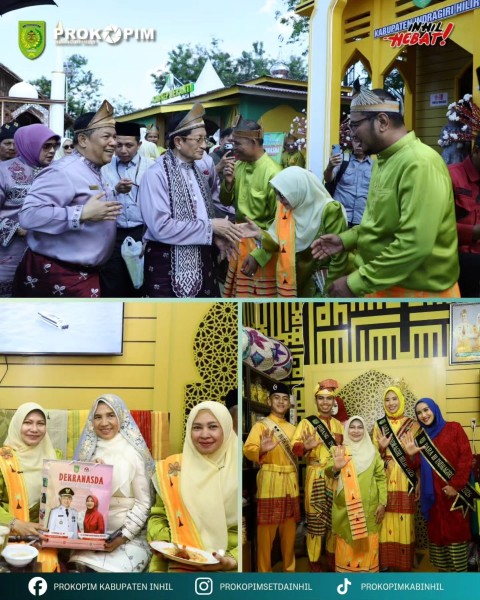 Stand Bazar Kabupaten Inhil Jadi Primadona pada Pembukaan MTQ ke 44 Provinsi Riau