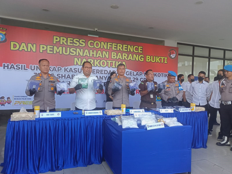 Polsa Riau Ungkap Kasus Peredaran Narkotika Jaringan Internasional, Ada dari Inhil