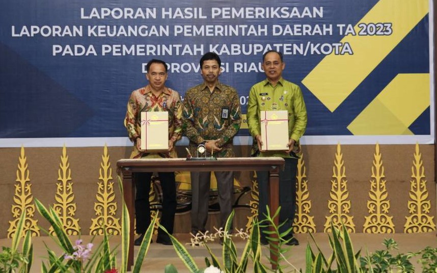 Indragiri Hilir Raih Opini WTP Ke Delapan Secara Berturut-turut dari BPK Perwakilan Riau