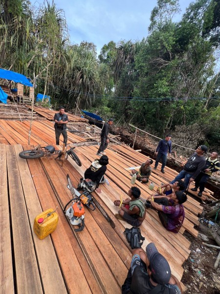 Enam Pelaku Illegal Logging di Kawasan Hutan Konsesi Resmi Ditetapkan Tersangka oleh Polres Indragiri Hilir