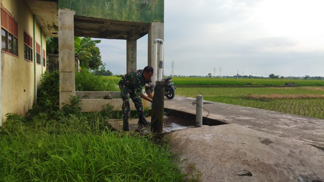 Berkah Sumur Bor Program TMMD, Lahan Pertanian Desa Widoro Tidak Lagi Kesulitan Air