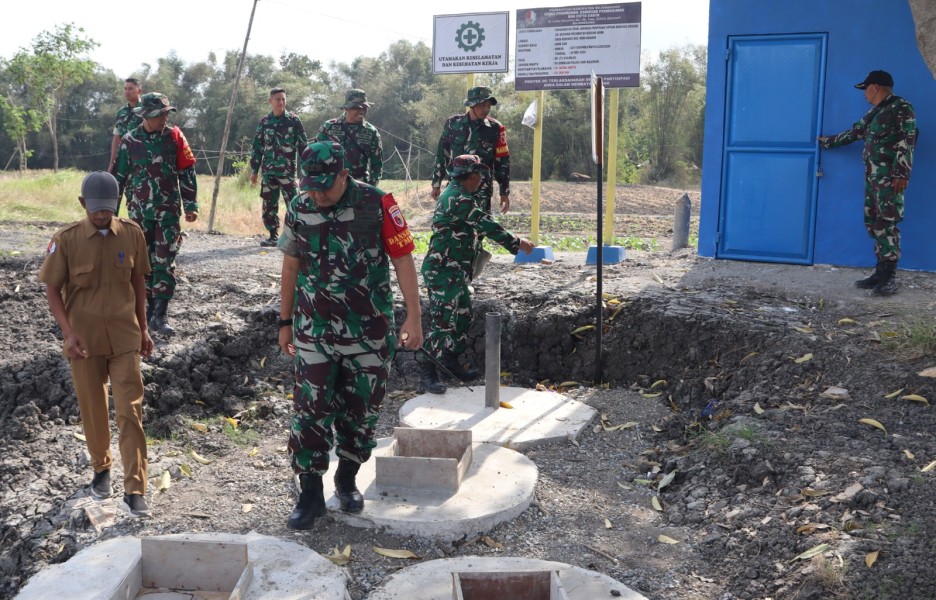 Atasi Ancaman Kekeringan, Dansatgas TMMD 129 Bojonegoro Cek Langsung Progres Pembangunan Sumur Bor Dusun Bekatul