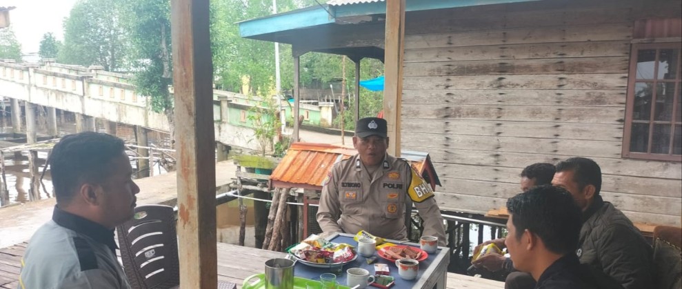 Bhabinkamtibmas Desa Bakau Aceh Koordinasi Pendataan Lahan Jagung Dukung Swasembada Pangan