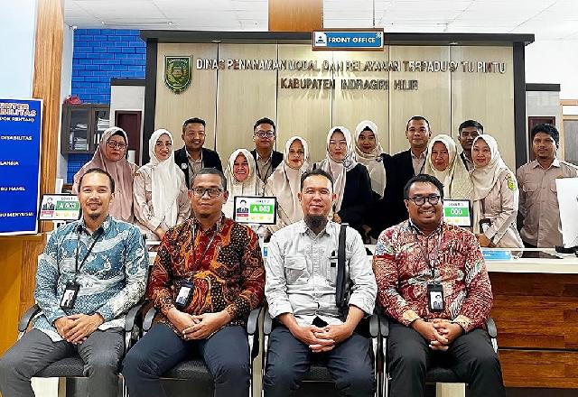 Ombudsman RI Evaluasi Kepatuhan Pelayanan Publik di DPMPTSP Indragiri Hilir