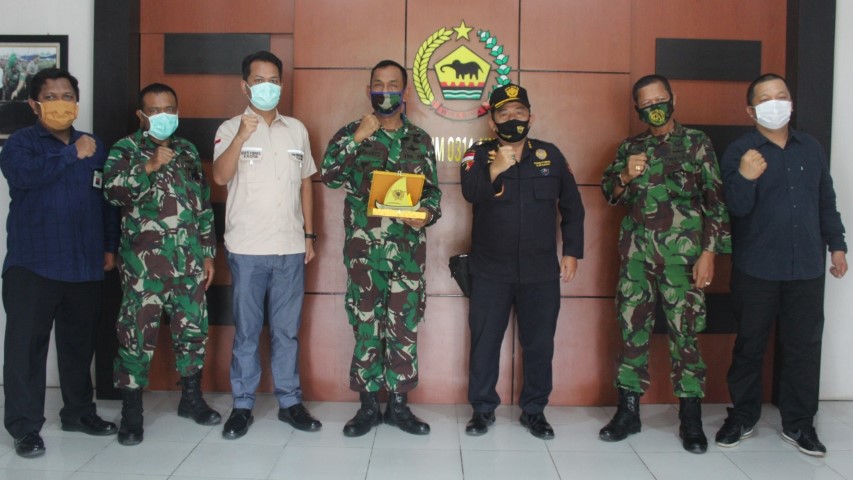 Kerjasama Bidang Penertiban dan Penindakan Barang Ilegal, Kodim 0314/Inhil dan Bea Cukai Teken MoU
