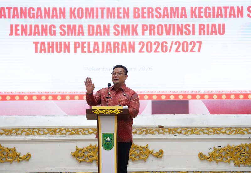 Tegaskan Komitmen SPMB SMA/SMK Bersih dan Transparan, Sekdaprov Riau: No   Titip No Jastip!