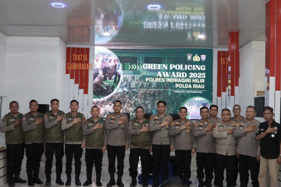 Polres Indragiri Hilir Siap Bersaing Raih Penghargaan Green Policing Award 2025