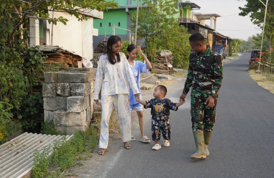 Bikin Adem! Kehadiran Satgas TMMD 129 Bojonegoro Jadi 