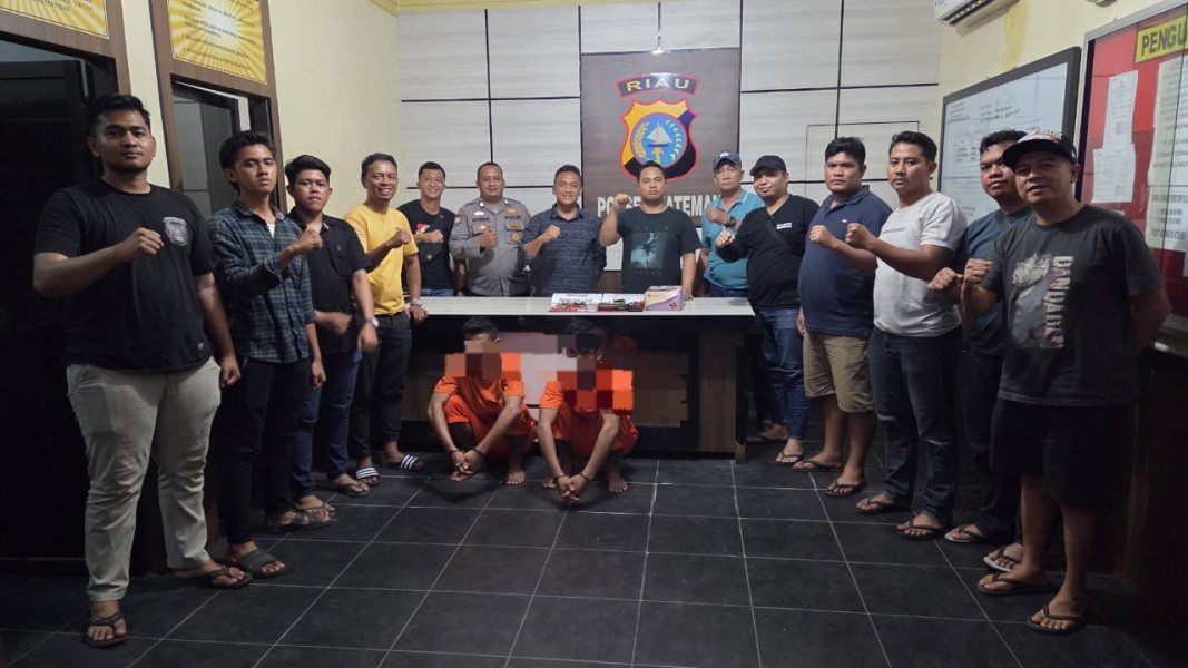 Polsek Kateman Ungkap Kasus Narkotika, Dua Pelaku Diamankan Bersama Barang Bukti Sabu