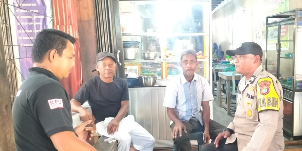 Bhabinkamtibmas Desa Bakau Aceh Koordinasi Pendataan Lahan Jagung Dukung Program Swasembada Pangan