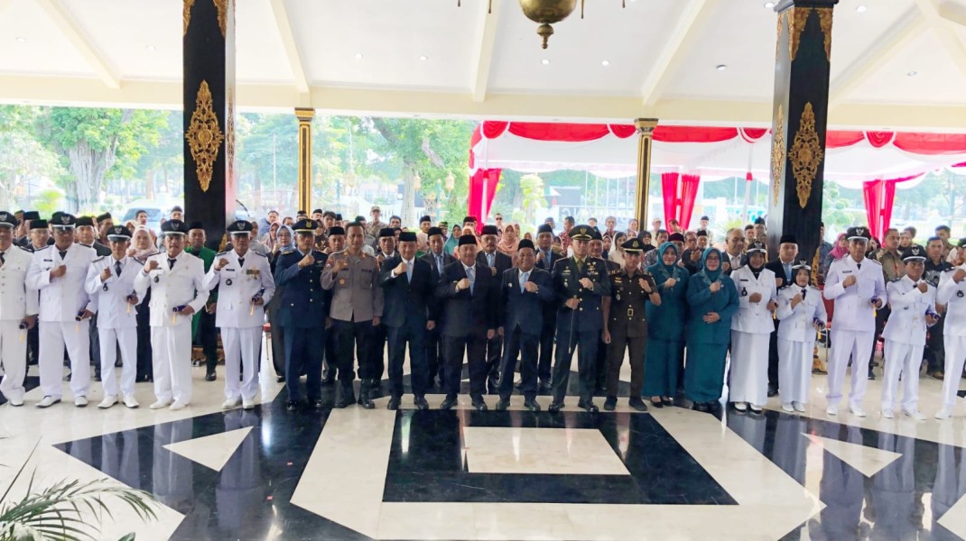 Dandim Jombang Hadiri Pelantikan Kepala Desa Antar Waktu