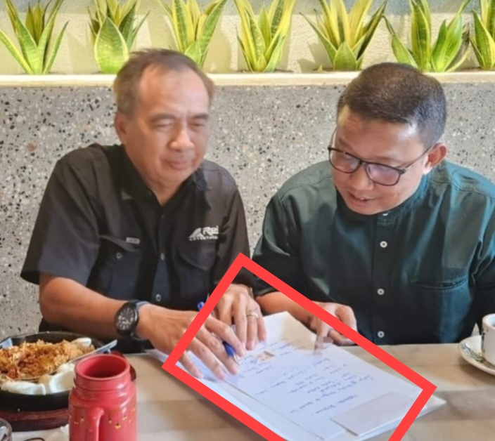Dani-Ferry Duduk Bersama, Salfok Kesepakatan Tandatangan Diatas Matrai