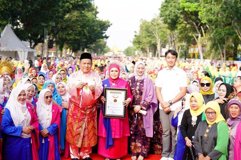 Zapin Mematri Marwah Riau di Langit Dunia, 6000 Penari Menyatu Menjaga Nilai Luhur