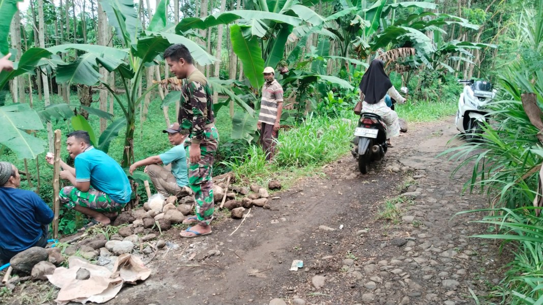 TPT TMMD Ke-128 Rampung, Warga Dusun Klagin Tak Lagi Khawatir Lintasi Jalan Rawan Longsor