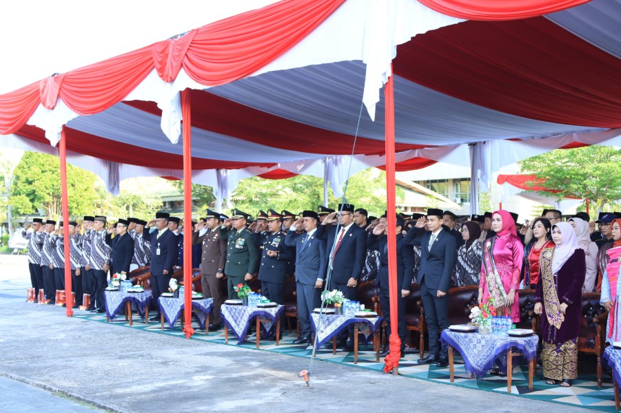 Polres Inhil Upacara Hari Bhayangkara ke 79