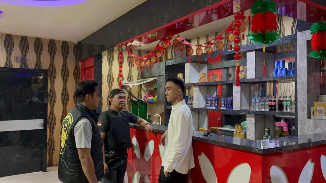 Polsek Kateman Gelar Razia Tempat Hiburan, Antisipasi Penyalahgunaan Narkoba