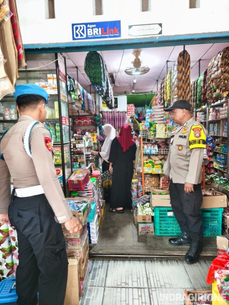 Polsek Sungai Batang Pantau Harga dan Ketersediaan Sembako Jelang Idul Adha