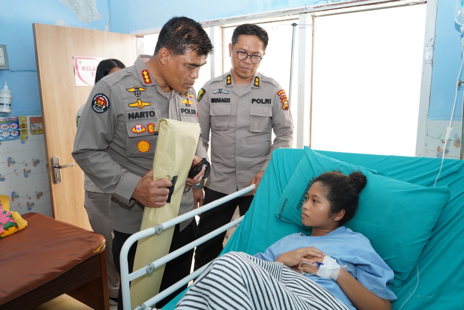 Asa Kembali Bersekolah, Bid Dokkes Polda Riau Lakukan Operasi Kaki Mitha