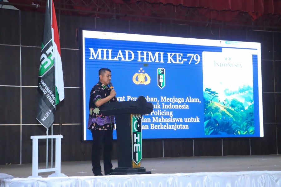 HMI Peringati Milad ke-79, Kapolres Inhil Gaungkan Konsep Green Policing