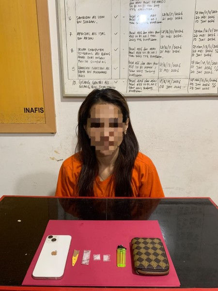 Polsek Kateman Tindak Penyalahgunaan Narkotika di Sebuah Ruko Salon, Berawal Info Medsos