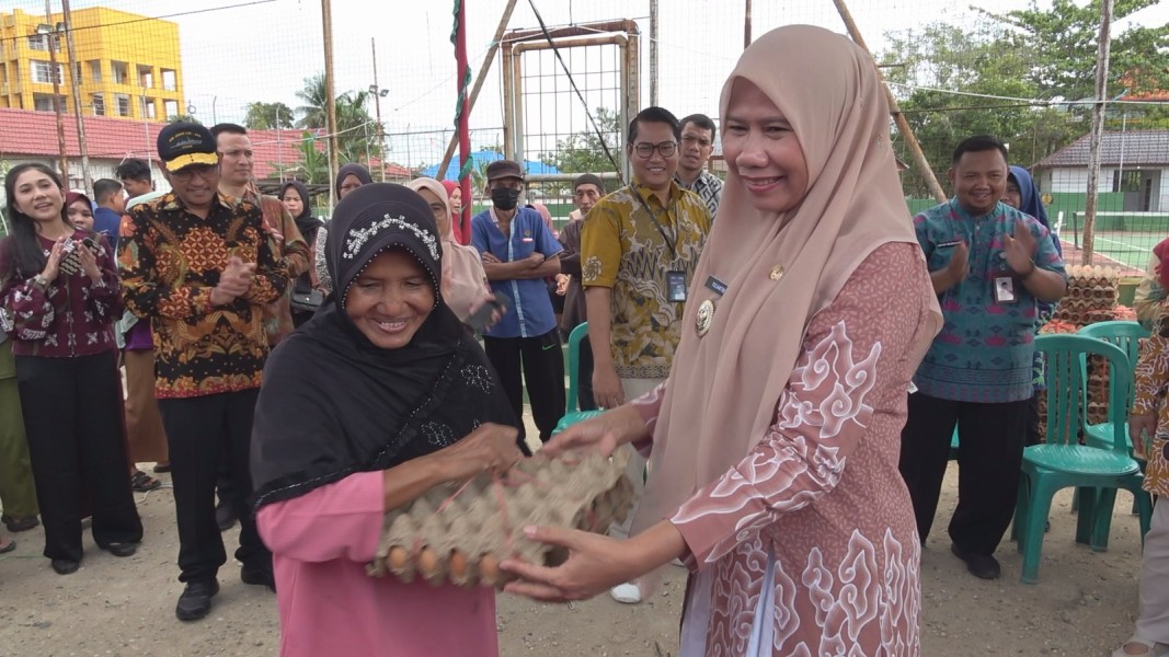 Tinjau Pasar Murah, Wabup Inhil Harapkan Ketahanan Pangan Keluarga Terjaga Jelang Idul Adha