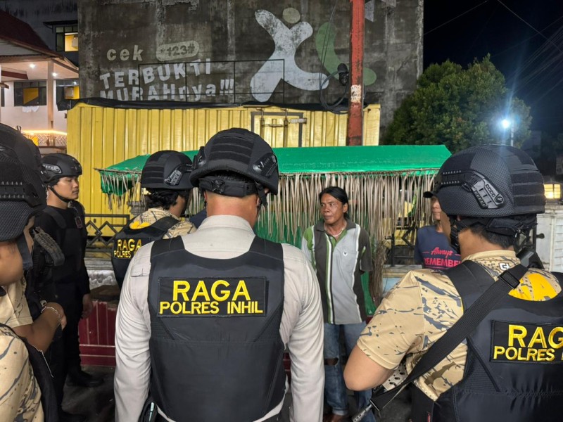 Tim Raga Polres Inhil Gelar Operasi Pemberantasan Premanisme Dan Geng Motor