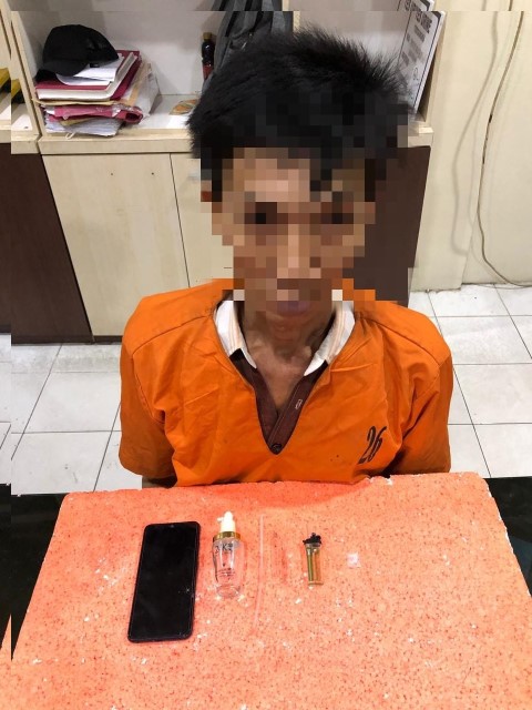 Satu Orang Diduga  Pelaku Tindak Pidana Narkoba Berhasil Diamankan Polres Inhil