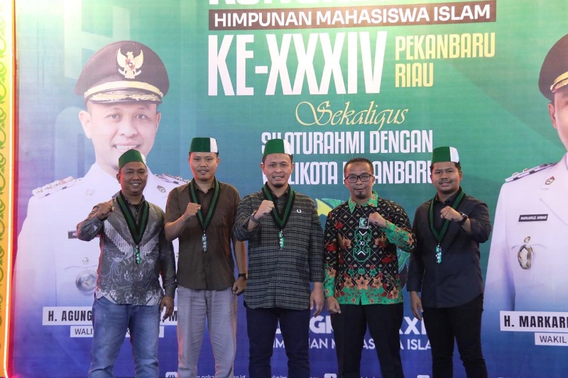 Sukses Kongres HMI di Pekanbaru, Wako Didapuk Jadi Anggota Kehormatan