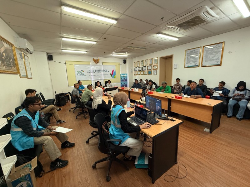 Sambut Dirgahayu Republik Indonesia, PLN NP UP Tenayan Kembali Gelar Pelatihan Budidaya Nila Sistem Bioflok Untuk Tingkatkan Kemandirian Ekonomi