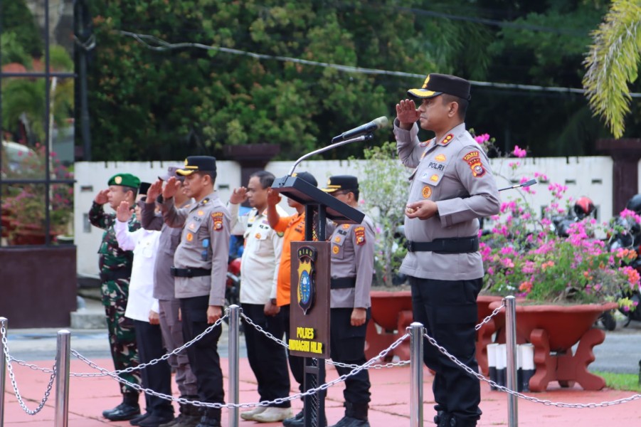 Polres Inhil Pastikan Respons Cepat dan Siap Sinergisitas Lintas Sektoral Terkait Tanggap Bencana