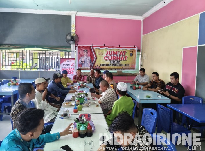 Polres Inhil Dengar Curhat Masyarakat Kelurahan Tembilahan Hulu