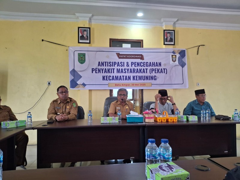 Kecamatan Kemuning Darurat Peredaran Narkoba, PEKAT Laksanakan Rapat