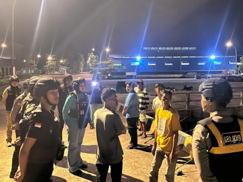 Tim RAGA Polres Inhil Optimalkan Patroli Dialogis, Antisipasi Premanisme dan Geng Motor