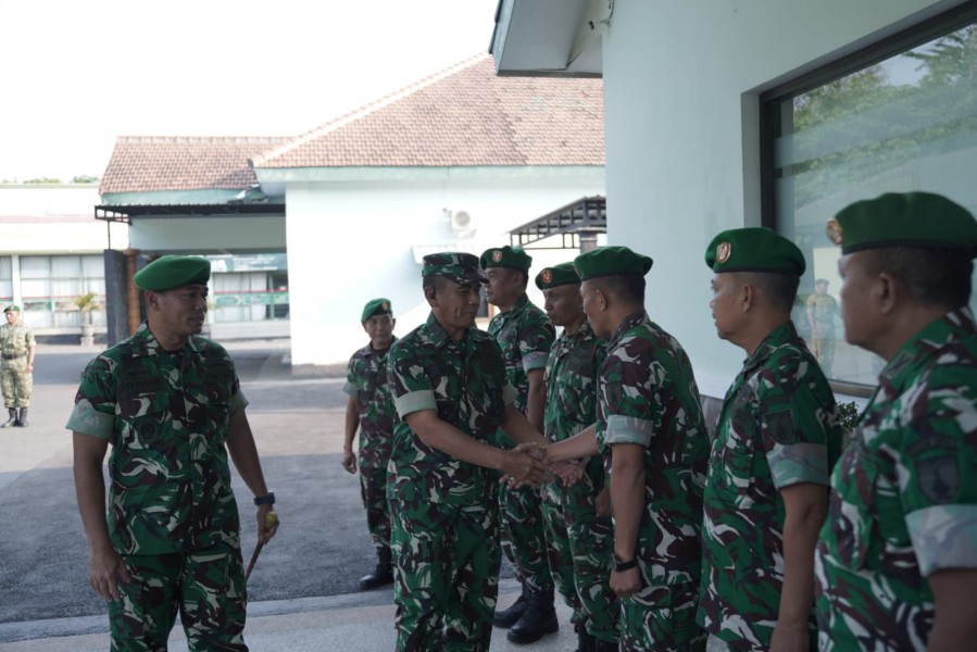Dandim 0814/Jombang Sambut Kedatangan Tim Pusterad