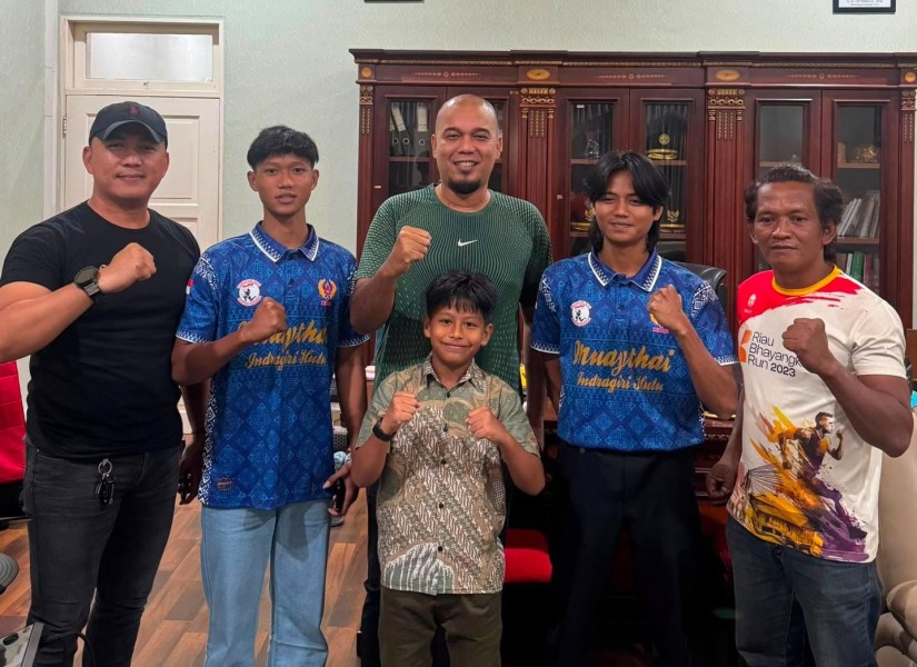 Dukungan Penuh Bupati, Tiga Petarung Inhu Siap Berlaga di Kejurnas Muaythai 2026
