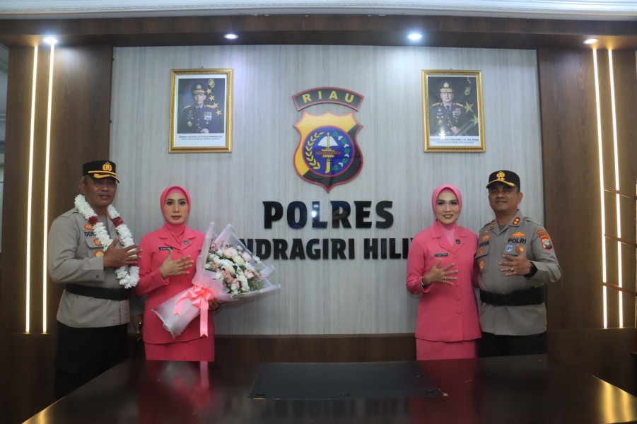 Welcome and Farewell Parade, AKBP Donny Eko Listianto Resmi Sambut Tongkat Komando Polres Indragiri Hilir